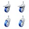 Service Caster 4 Inch SS Blue Poly Swivel 10mm Threaded Stem Caster Total Lock Brake, 2PK SSTSTTL20S414-PPUB-BLUE-M1015-2-S-2 - alternate 4